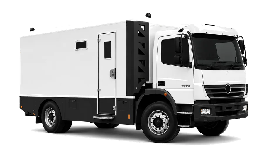 Mercedes-Benz Axor 1726 cash truck — armored vehicle, Banks / CIT