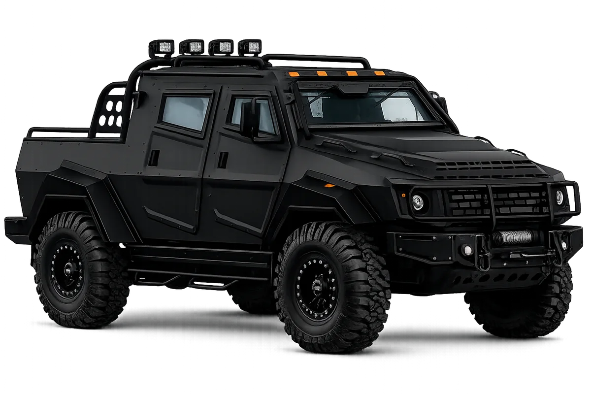 Armored Tactical pickup 4×4 Escort and patrol for Private security